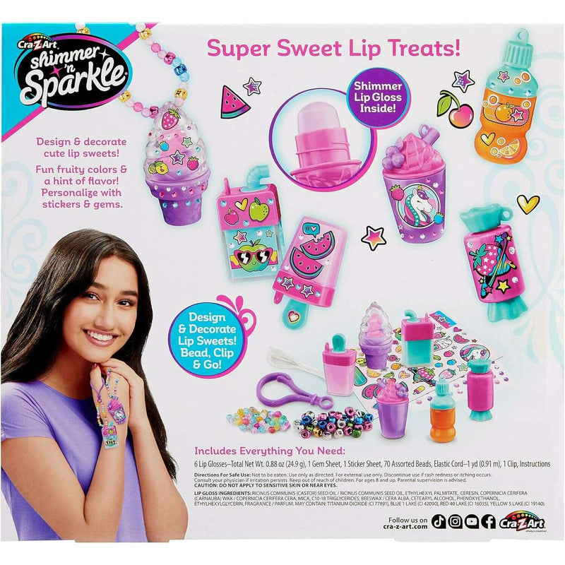 Sparkling Gem Lip Treats Jewelry Making Kit kids cosmetics Sparkling Gem Lip Treats Jewelry Making Kit Sparkling Gem Lip Treats Jewelry Making Kit crazart