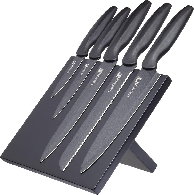 MasterClass Agudo 5 Piece Set with Storage Stand Kitchen Knives MasterClass Agudo 5 Piece Set with Storage Stand MasterClass Agudo 5 Piece Set with Storage Stand KitchenCraft