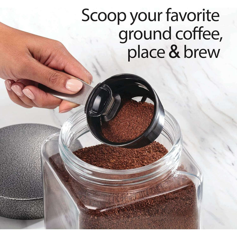 The Scoop® Single-Serve Coffee Maker, Stainless Coffee machine The Scoop® Single-Serve Coffee Maker, Stainless The Scoop® Single-Serve Coffee Maker, Stainless Hamilton Beach