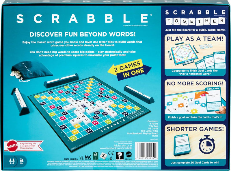 Scrabble Core Refresh - English Board Games Scrabble Core Refresh - English Scrabble Core Refresh - English Mattel