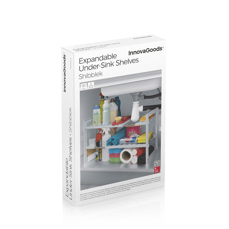 Extendable Under-Sink Shelf Unit Storage & Organization Extendable Under-Sink Shelf Unit Extendable Under-Sink Shelf Unit InnovaGoods