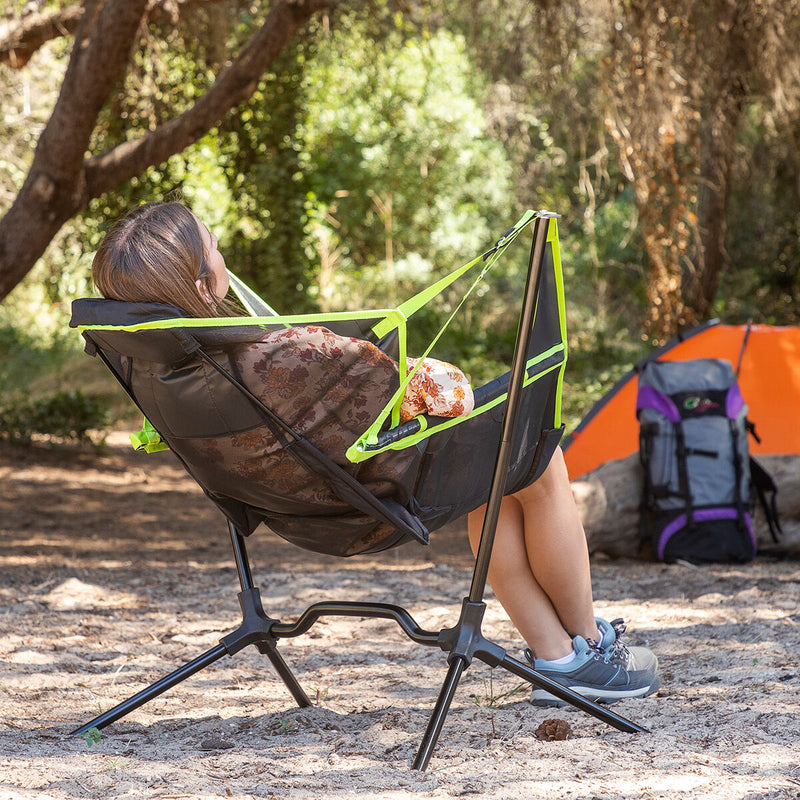 Folding Camping Chair with Swing Kamprock camping Equipment Folding Camping Chair with Swing Kamprock Folding Camping Chair with Swing Kamprock InnovaGoods