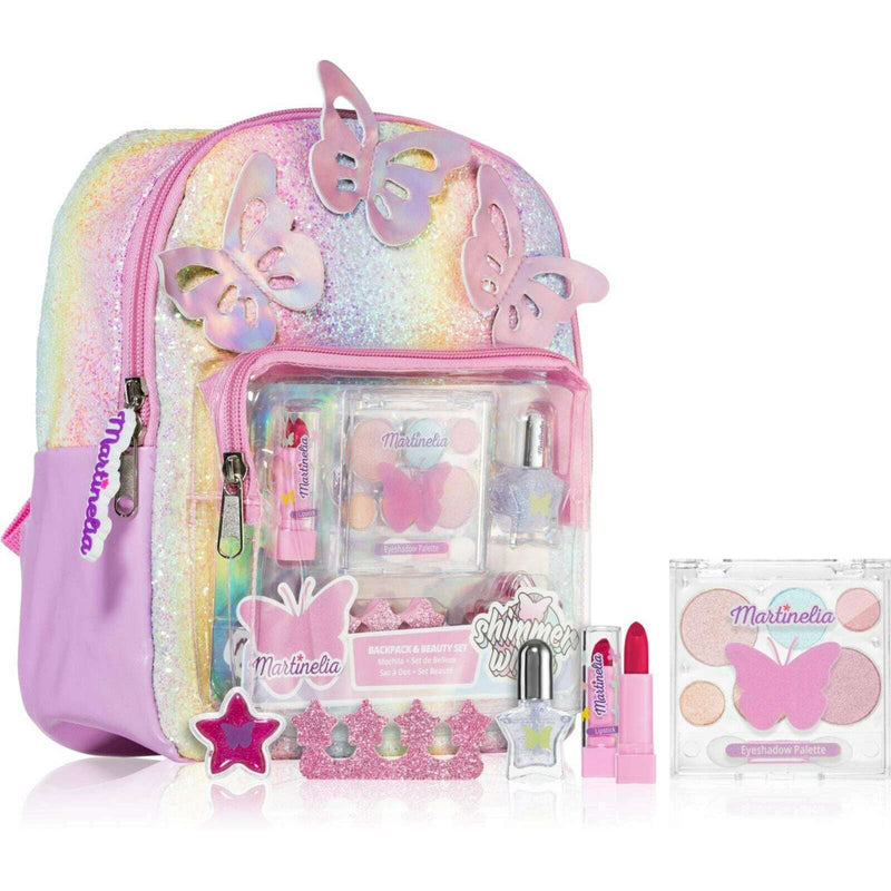 Shimmer Wings Backpack & Beauty Set kids cosmetics Shimmer Wings Backpack & Beauty Set Shimmer Wings Backpack & Beauty Set Martinelia