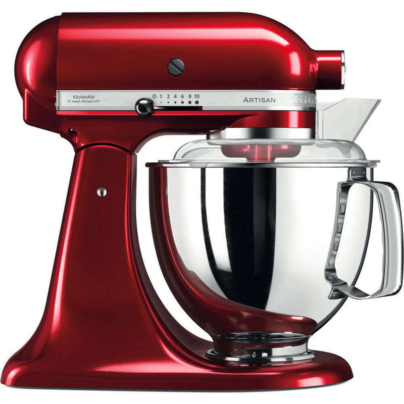 4.8L Artisan Stand Mixer, Candy Apple + Poring Shield & Extra Bowl Food Mixers & Blenders 4.8L Artisan Stand Mixer, Candy Apple + Poring Shield & Extra Bowl 4.8L Artisan Stand Mixer, Candy Apple + Poring Shield & Extra Bowl KitchenAid