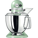 The German Outlet, KitchenAid, 4.8L Artisan Stand Mixer Pistachio + Pouring Shield & Extra Bowl