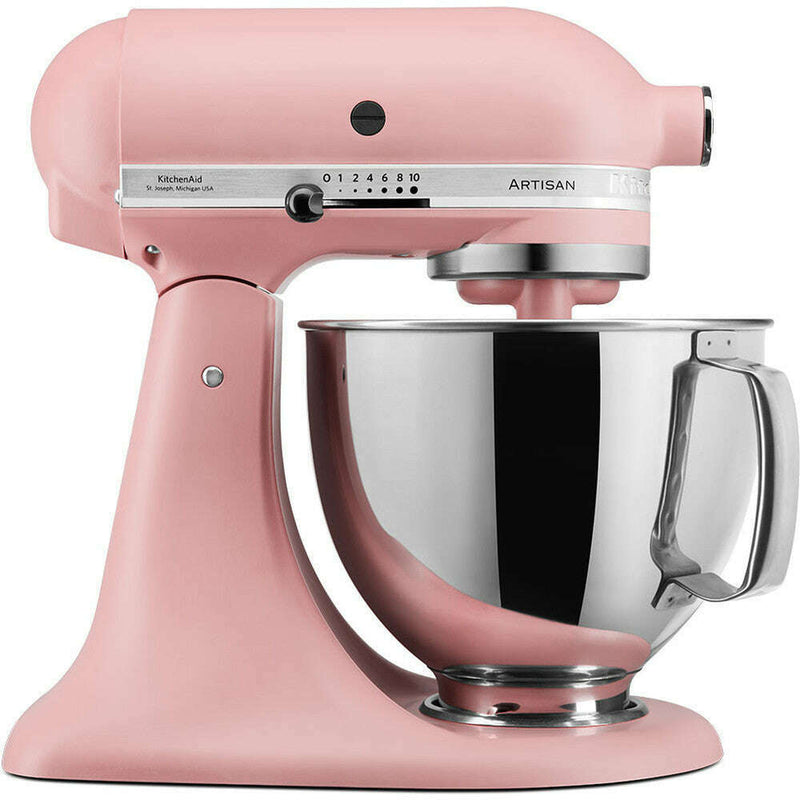 4.8L Artisan Stand Mixer, Dried Rose + Poring Shield & Extra Bowl Food Mixers & Blenders 4.8L Artisan Stand Mixer, Dried Rose + Poring Shield & Extra Bowl 4.8L Artisan Stand Mixer, Dried Rose + Poring Shield & Extra Bowl KitchenAid