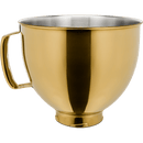 The German Outlet, KitchenAid, 4.8 L Titl-head Stand Mixer - Gold Bowl
