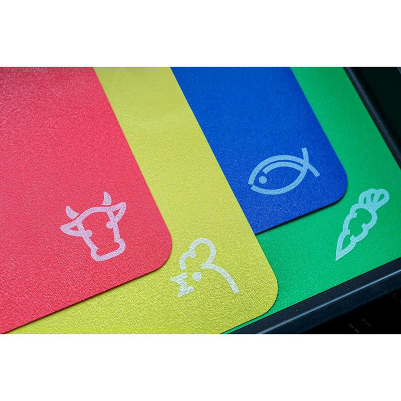 Flexible Colour Coded Cutting Mats Cutting Board Flexible Colour Coded Cutting Mats Flexible Colour Coded Cutting Mats KitchenCraft
