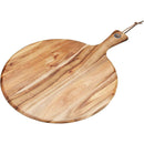 Natural Elements Acacia Wood Round Serving Paddle Board Serving Platters Natural Elements Acacia Wood Round Serving Paddle Board Natural Elements Acacia Wood Round Serving Paddle Board KitchenCraft