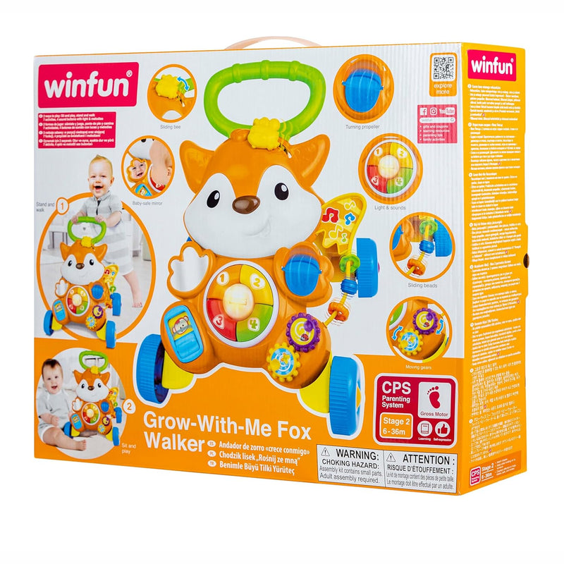 Grow-With-Me Fox Walker toddler's toys Grow-With-Me Fox Walker Grow-With-Me Fox Walker WinFun