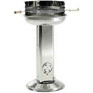 Stainless Steel Pedestal BBQ (Round) Outdoor Barbque Stainless Steel Pedestal BBQ (Round) Stainless Steel Pedestal BBQ (Round) Landmann