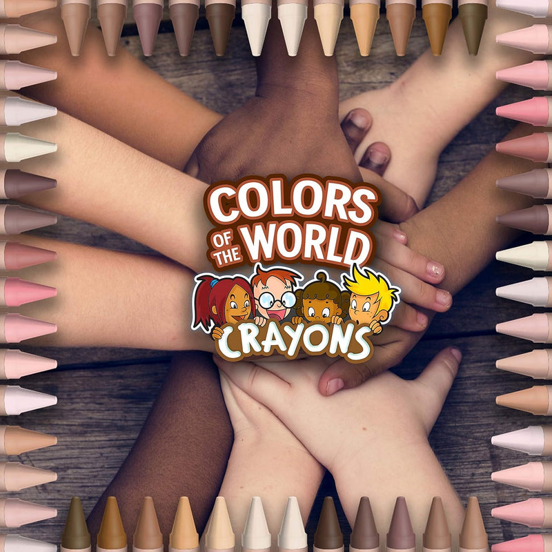 Colours of the World Crayons - Pack of 24 Art & Crafts Colours of the World Crayons - Pack of 24 Colours of the World Crayons - Pack of 24 Crayola