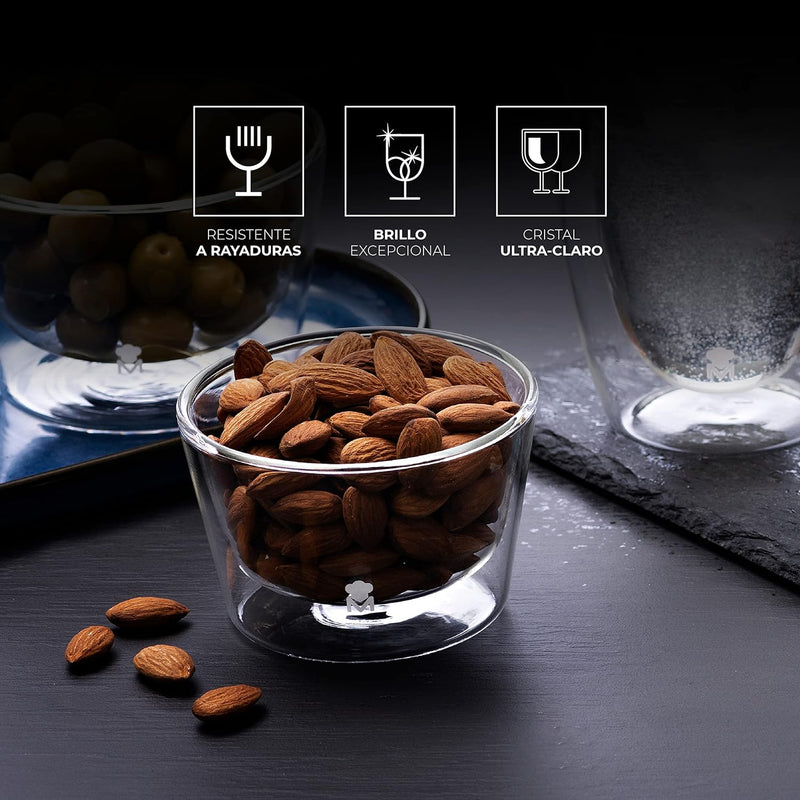 Appetizer Bowl, Double Wall Borosilicate  Appetizer Bowl, Double Wall Borosilicate Appetizer Bowl, Double Wall Borosilicate MasterPro