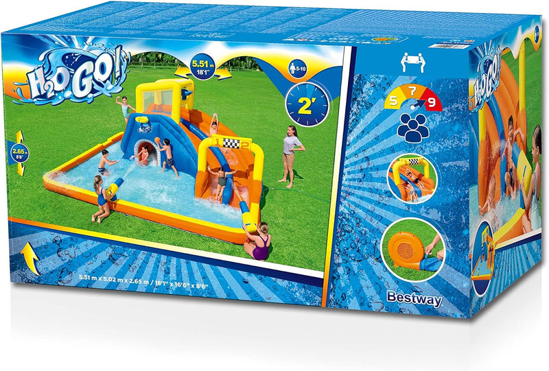 Super Speedway Mega Water Park 551x502x265cm  Super Speedway Mega Water Park 551x502x265cm Super Speedway Mega Water Park 551x502x265cm The German Outlet