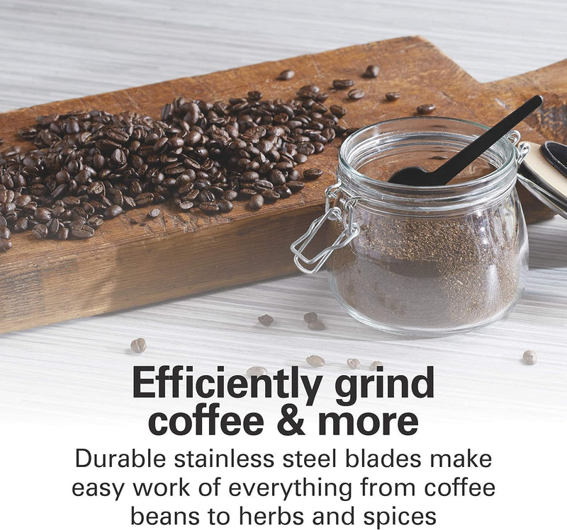 Custom Grind™ Coffee Grinder, Removable Stainless Steel Chamber Coffee Grinders Custom Grind™ Coffee Grinder, Removable Stainless Steel Chamber Custom Grind™ Coffee Grinder, Removable Stainless Steel Chamber Hamilton Beach