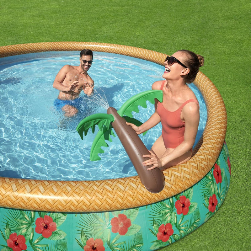 Family Pool Paradise Palm 4.57m x 84cm home pool Family Pool Paradise Palm 4.57m x 84cm Family Pool Paradise Palm 4.57m x 84cm Bestway