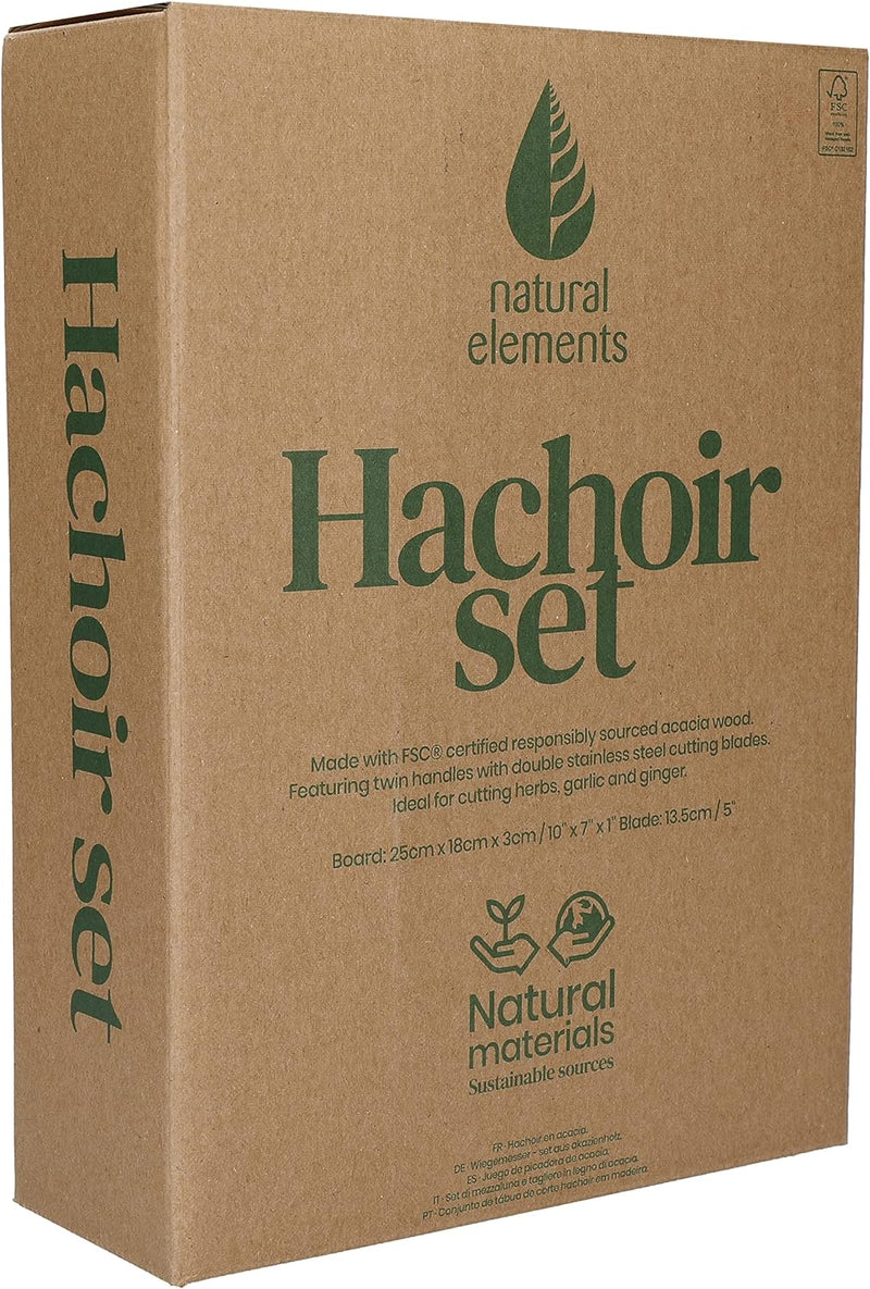 Natural Elements Acacia Wood Hachoir Set Hachoir Set Serving Trays Natural Elements Acacia Wood Hachoir Set Hachoir Set Natural Elements Acacia Wood Hachoir Set Hachoir Set KitchenCraft