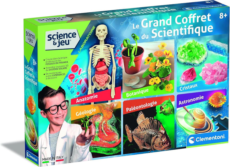 Science & Jeu Laboratoire - Le Grand Coffret Du Scientifique  - FR Toys Science & Jeu Laboratoire - Le Grand Coffret Du Scientifique  - FR Science & Jeu Laboratoire - Le Grand Coffret Du Scientifique  - FR CLEMENTONI