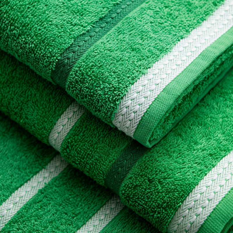 Striped Green, Set of 3 Bath Towels Bathroom Towels Striped Green, Set of 3 Bath Towels Striped Green, Set of 3 Bath Towels United Colors of Benetton