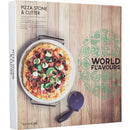 World of Flavours Italian Pizza Stone Set Serving Pitchers & Carafes World of Flavours Italian Pizza Stone Set World of Flavours Italian Pizza Stone Set KitchenCraft