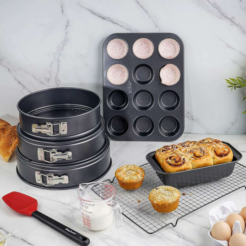 Baking Set, 8 Pieces Bakeware Baking Set, 8 Pieces Baking Set, 8 Pieces Betty Crocker