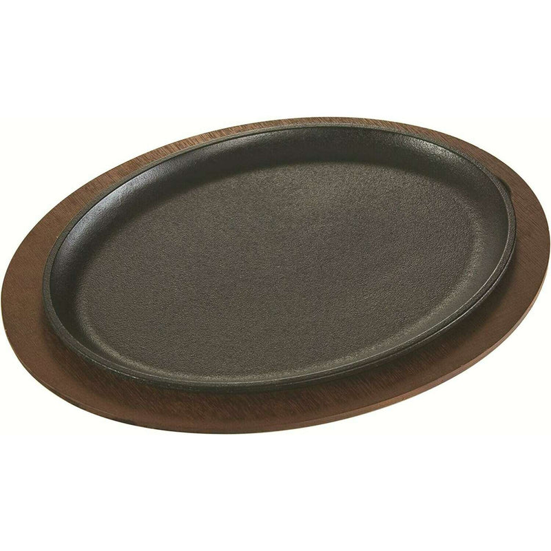 Oval Serving Griddle 35cm Cast Iron Oval Serving Griddle 35cm Oval Serving Griddle 35cm Lodge