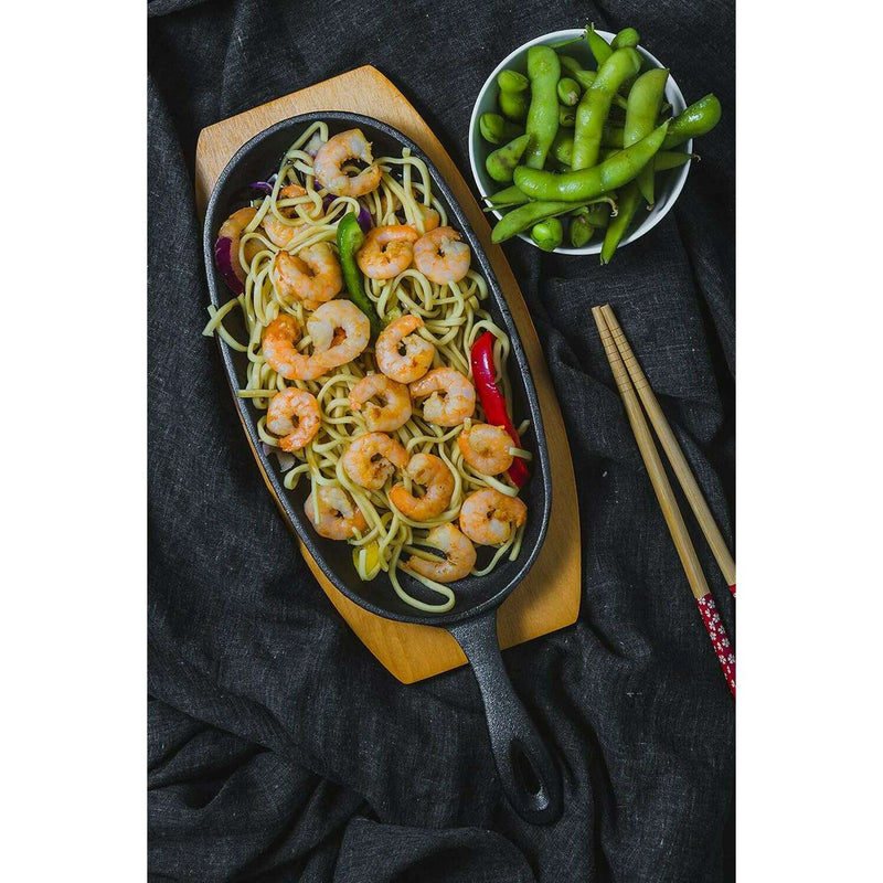 Oriental Iron Sizzle Platter Cast Iron Oriental Iron Sizzle Platter Oriental Iron Sizzle Platter KitchenCraft