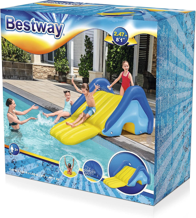 Giant Pool Water Slide 247x124x100cm pool accessories Giant Pool Water Slide 247x124x100cm Giant Pool Water Slide 247x124x100cm Bestway