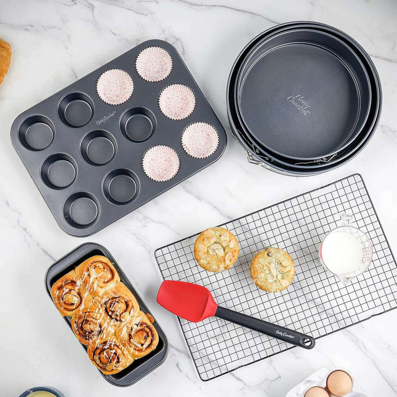 Baking Set, 8 Pieces Bakeware Baking Set, 8 Pieces Baking Set, 8 Pieces Betty Crocker