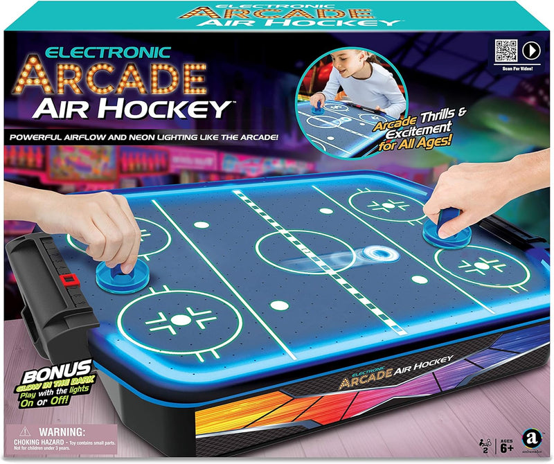 Electronic Arcade Air Hockey - Neon Glow Kids Electronics Electronic Arcade Air Hockey - Neon Glow Electronic Arcade Air Hockey - Neon Glow Ambassador