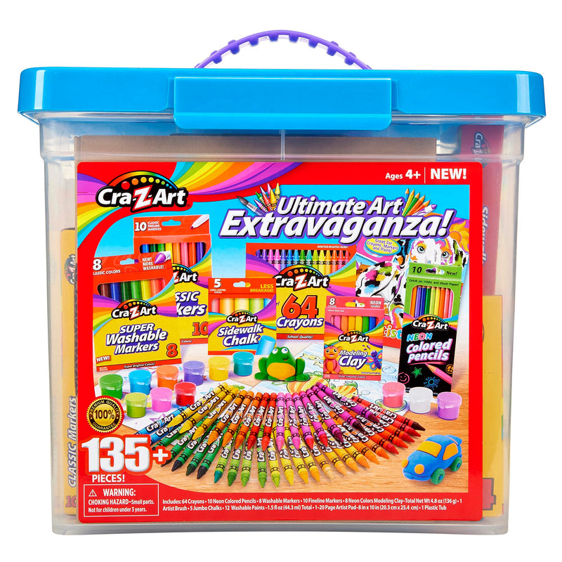 Ultimate Art Extravaganza Art Tub Packed with 135+ Pieces Art & Crafts Ultimate Art Extravaganza Art Tub Packed with 135+ Pieces Ultimate Art Extravaganza Art Tub Packed with 135+ Pieces crazart