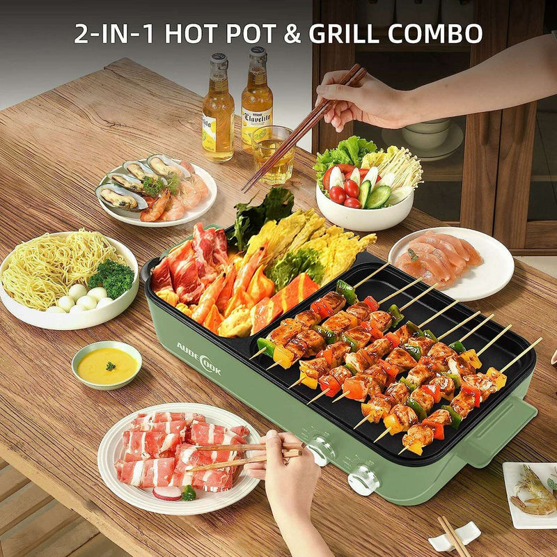 2 In 1  Griddle and Hot Pot Outlet 2 In 1  Griddle and Hot Pot 2 In 1  Griddle and Hot Pot Aaudecook