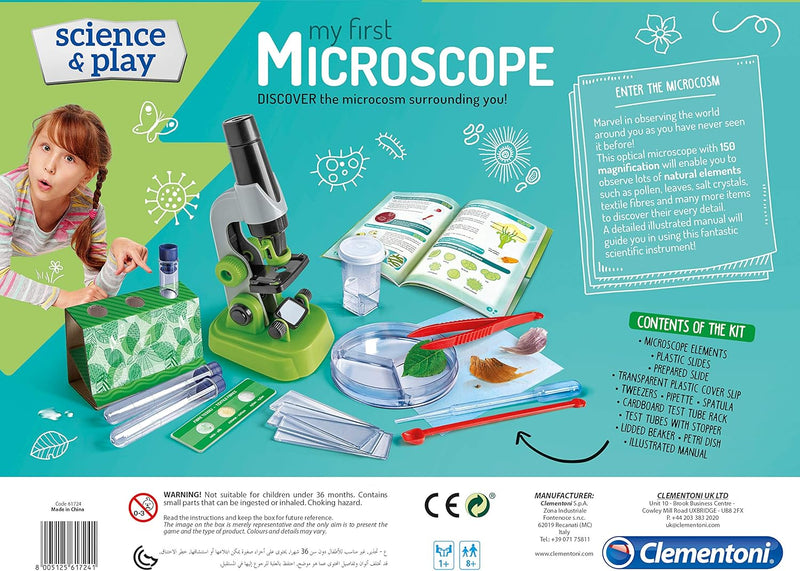 Science and Play Microscope Educational Games Science and Play Microscope Science and Play Microscope CLEMENTONI