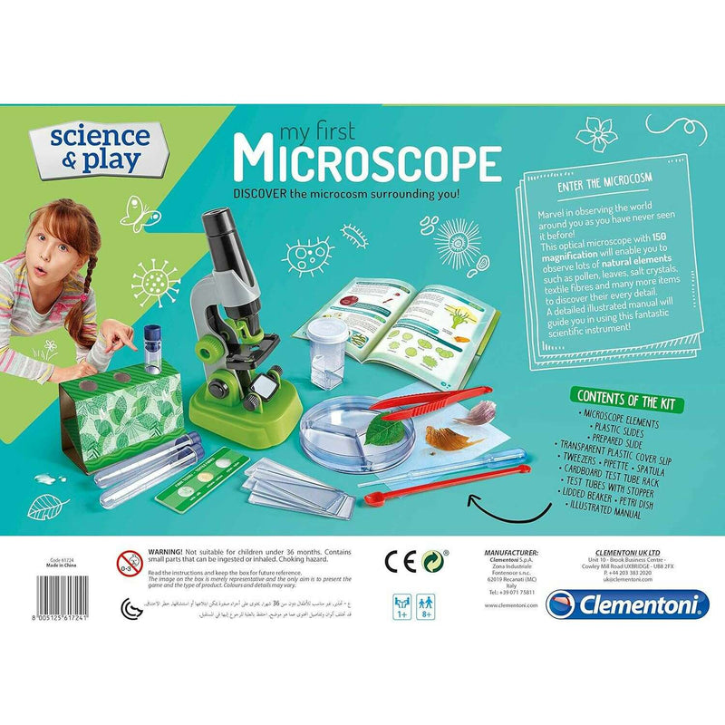 Science and Play Microscope Educational Games Science and Play Microscope Science and Play Microscope CLEMENTONI