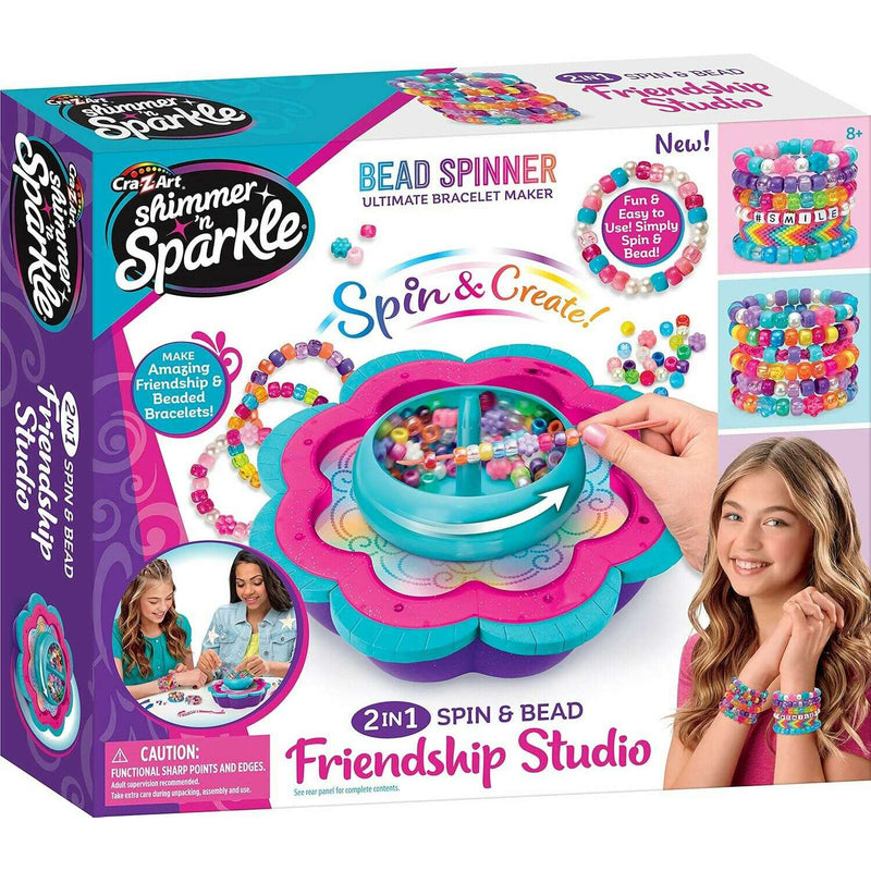 2-in-1 Spin & Bead Friendship Studio Bracelet Maker Art & Crafts 2-in-1 Spin & Bead Friendship Studio Bracelet Maker 2-in-1 Spin & Bead Friendship Studio Bracelet Maker crazart