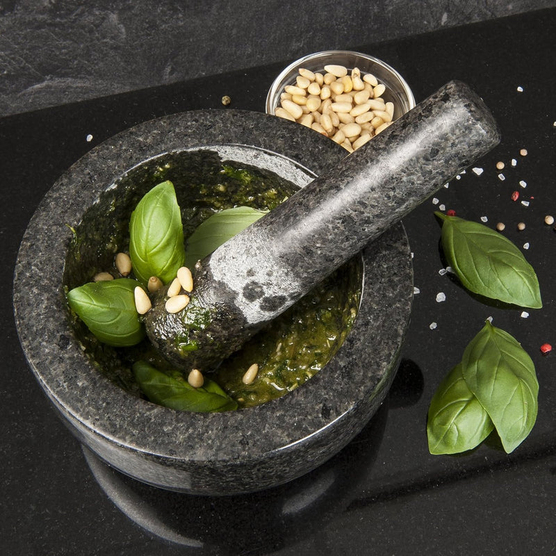 Premium Solid Granite Pestle and Mortar -15.5 cm Outlet Premium Solid Granite Pestle and Mortar -15.5 cm Premium Solid Granite Pestle and Mortar -15.5 cm Savisto