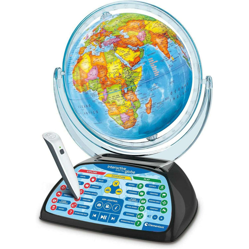 Digital Interactive Globe for Kids - Eng Educational Games Digital Interactive Globe for Kids - Eng Digital Interactive Globe for Kids - Eng CLEMENTONI