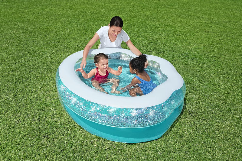 Sparkle Shell Kiddie Pool 150x127x43cm Kids Inflatables Sparkle Shell Kiddie Pool 150x127x43cm Sparkle Shell Kiddie Pool 150x127x43cm Bestway