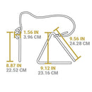 LODGE Chuckwagon Dinner Bell Cast Iron LODGE Chuckwagon Dinner Bell LODGE Chuckwagon Dinner Bell Lodge