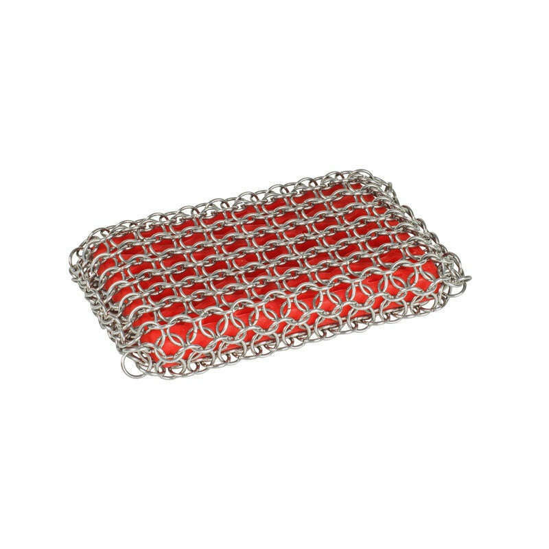 Red Chainmail Scrubbing Pad Cast Iron Red Chainmail Scrubbing Pad Red Chainmail Scrubbing Pad Lodge