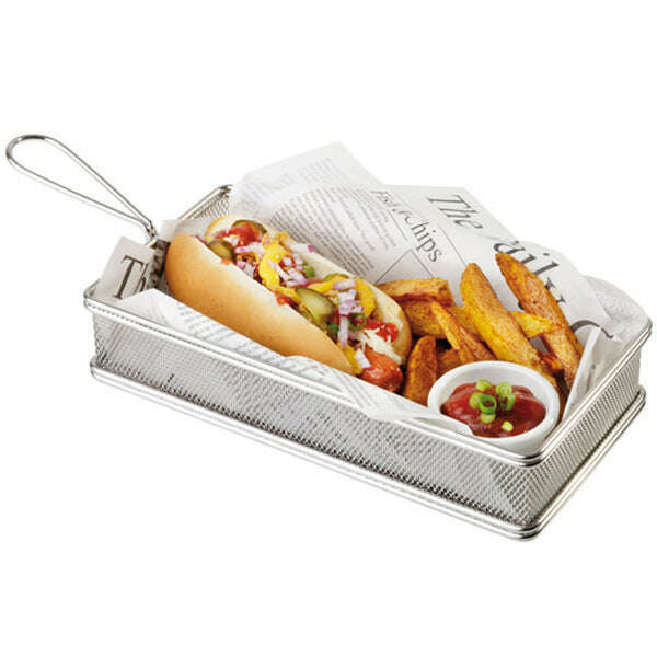 Fry Basket- Silver- Tray shape The Chefs Warehouse By MG Fry Basket- Silver- Tray shape Fry Basket- Silver- Tray shape The Chefs Warehouse By MG