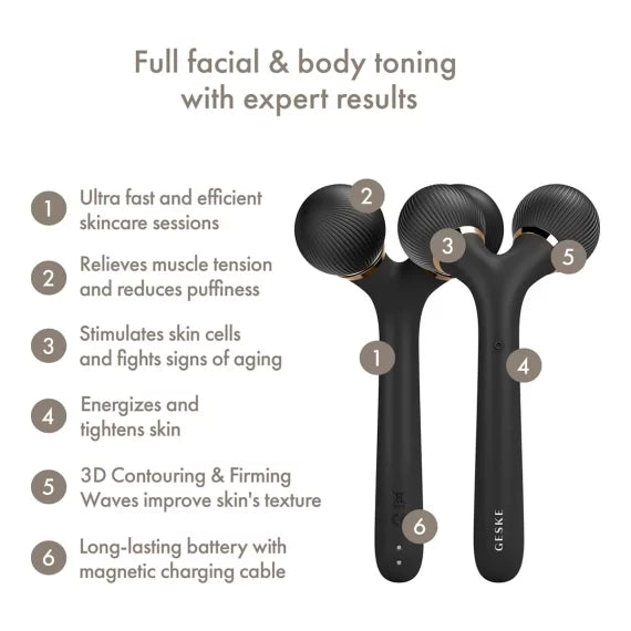 SmartAppGuided™ Sonic Face & Body Roller | 4 in 1 Skin Cleansing Brushes & Systems SmartAppGuided™ Sonic Face & Body Roller | 4 in 1 SmartAppGuided™ Sonic Face & Body Roller | 4 in 1 Geske