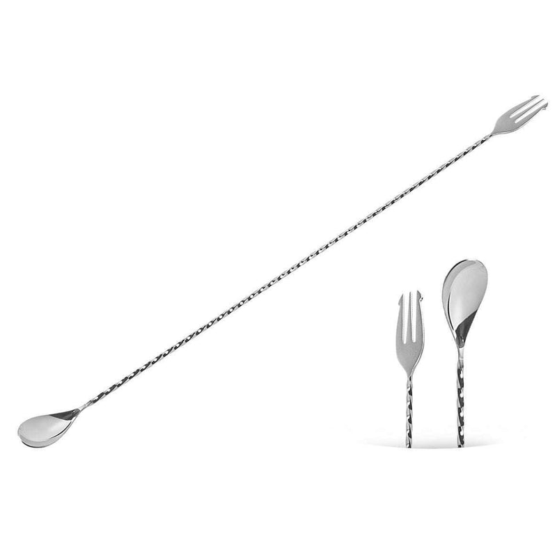 Barspoon with fork Cocktail -  L.50cm The Chefs Warehouse By MG Barspoon with fork Cocktail -  L.50cm Barspoon with fork Cocktail -  L.50cm The Chefs Warehouse By MG