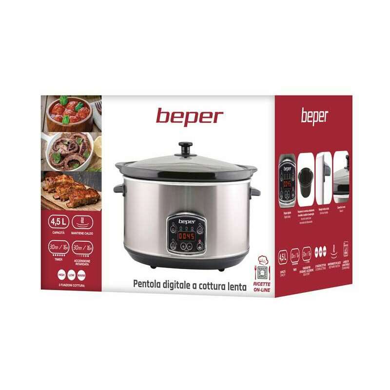 4.5L Slow Cooker Slow Cooker 4.5L Slow Cooker 4.5L Slow Cooker Beper