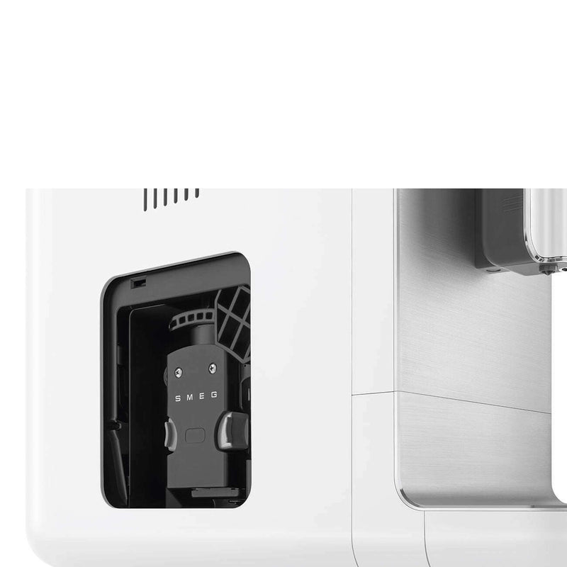 50's Style Aesthetic - Automatic Espresso Coffee Machine White Matt Coffee Makers & Espresso Machines 50's Style Aesthetic - Automatic Espresso Coffee Machine White Matt 50's Style Aesthetic - Automatic Espresso Coffee Machine White Matt Smeg