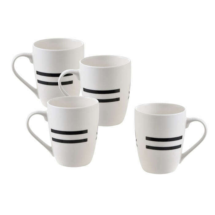 Black&White Collection, Set of 4 Mugs Mugs Black&White Collection, Set of 4 Mugs Black&White Collection, Set of 4 Mugs United Colors of Benetton