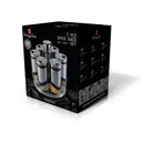 Spice Rack Set, Black Silver Collection