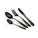 24-Piece Cutlery Set, Black