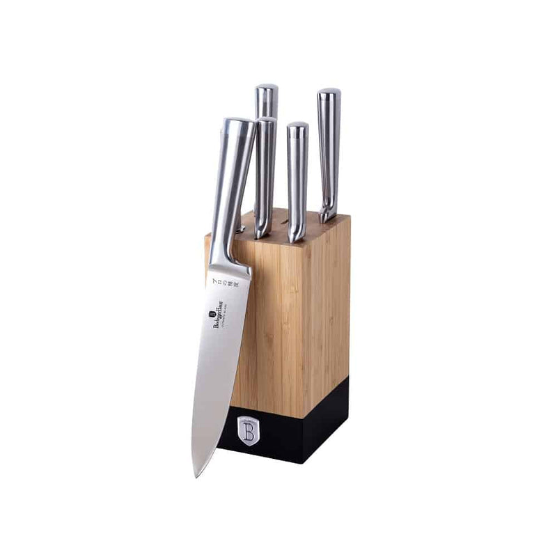 7 Pcs Kitchen Tool Set With BAMBOO Stand knives set 7 Pcs Kitchen Tool Set With BAMBOO Stand 7 Pcs Kitchen Tool Set With BAMBOO Stand BERLINGER HAUS