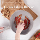 28cm Deep Frypan With 2 Mouth, Taupe